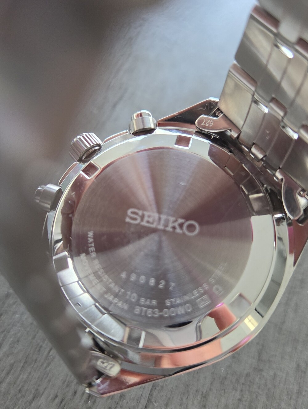 Seiko Motorsports Chronograph Quartz Silver Dial Men's Watch Item No. SSB425P1. - Picture 4 of 6